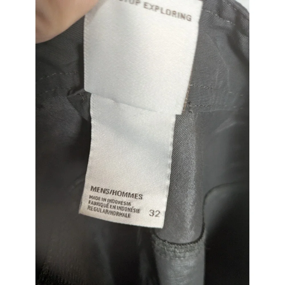 The North Face Hiking Pants Men's 32 Dark Gray Articulated Knee Technical Trail